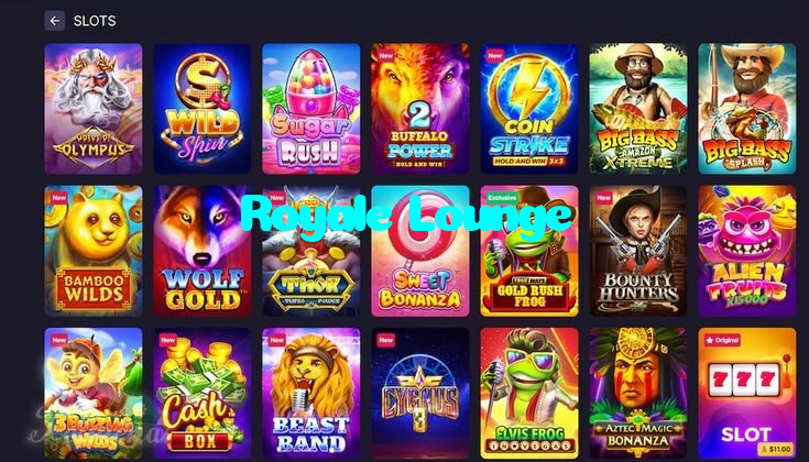 available types of Royale Lounge bet including pre-match live express and system bets